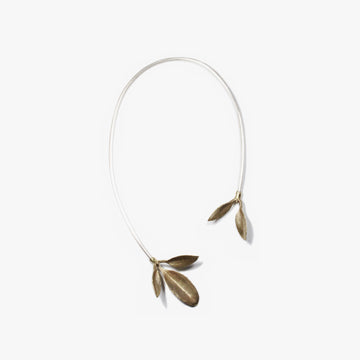 Asymmetric Leaves Neck Cuff | Kirsten Muenster Jewelry