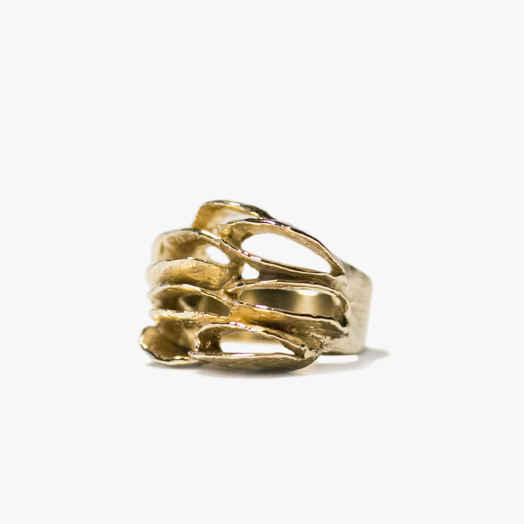 Banksia Half Band Ring - Gold | Kirsten Muenster Jewelry