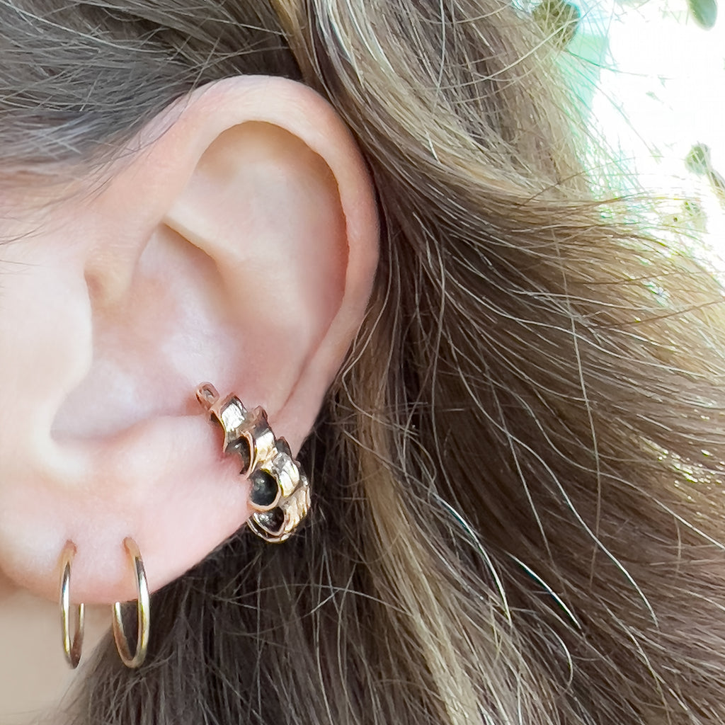 Chime Ear Cuff- Silver | Kirsten Muenster Jewelry